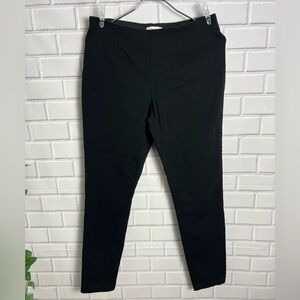 CALVIN KLEIN woman Black High-Waisted stretch Pants/size 8